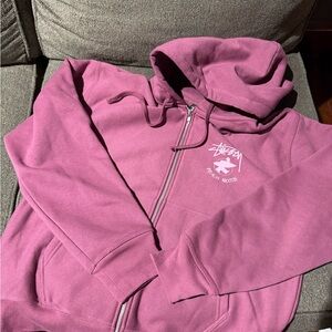 Stussy Berry Zip-Up Hoodie